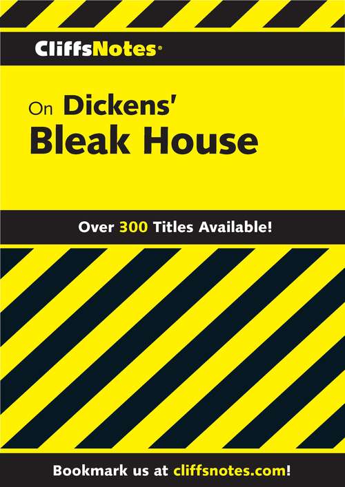 Book cover of CliffsNotes on Dickens' Bleak House