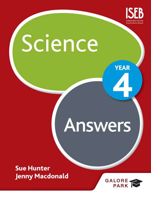 Book cover of Science Year 6 Answers