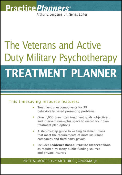 Cover image of The Veterans and Active Duty Military Psychotherapy Treatment Planner
