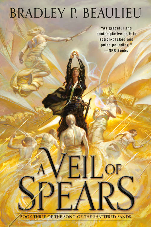 Book cover of A Veil of Spears (Song of Shattered Sands #3)