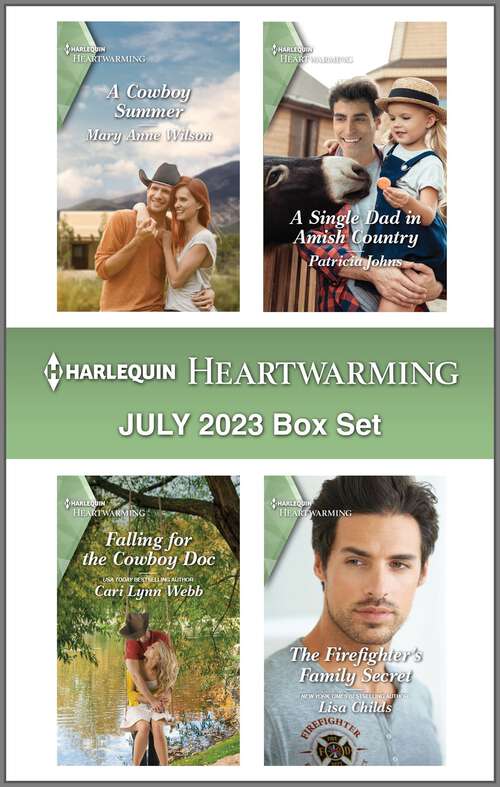 Book cover of Harlequin Heartwarming July 2023 Box Set: A Clean Romance