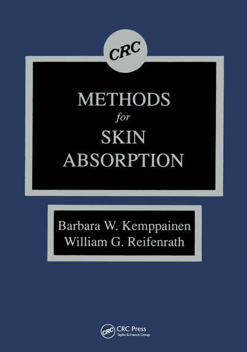 Book cover of Methods for Skin Absorption