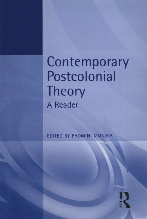 Book cover of Contemporary Postcolonial Theory: A Reader (A\hodder Arnold Publication)