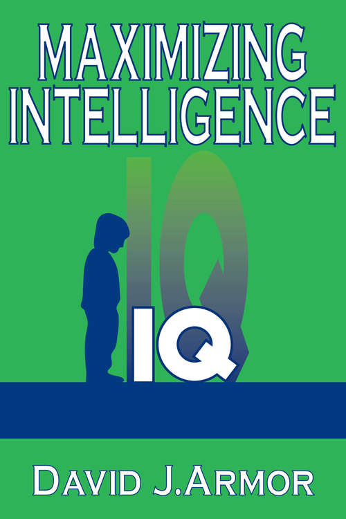 Book cover of Maximizing Intelligence