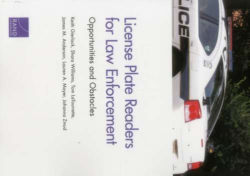 Book cover of License Plate Readers for Law Enforcement: Opportunities and Obstacles