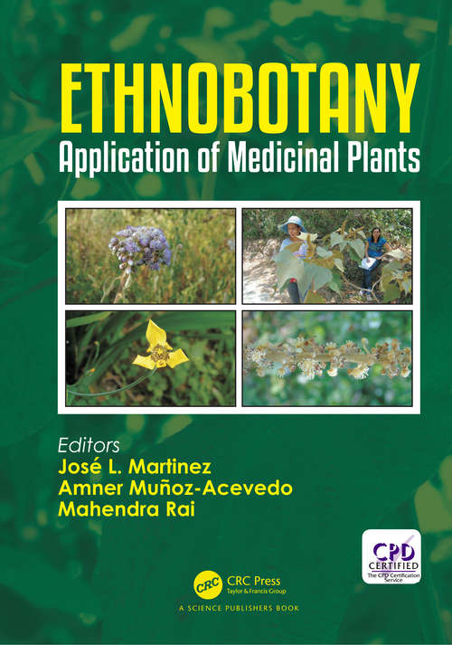 Book cover of Ethnobotany: Application of Medicinal Plants