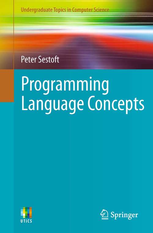 Book cover of Programming Language Concepts