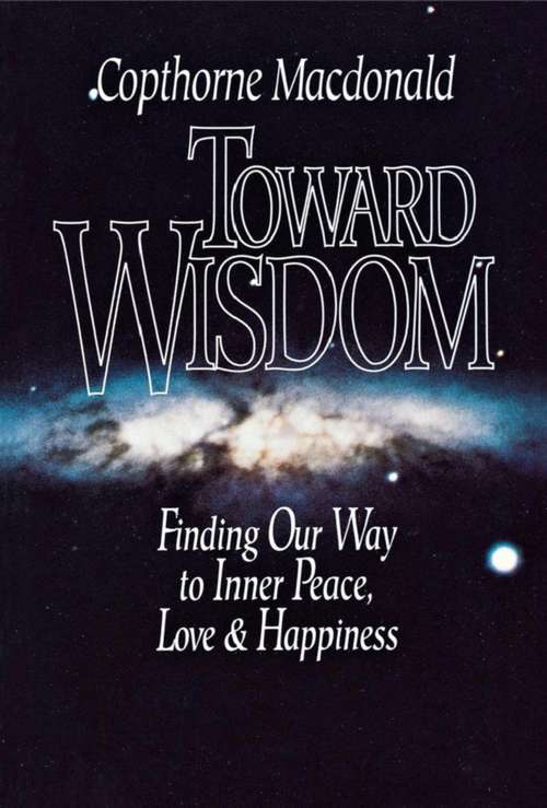 Book cover of Toward Wisdom
