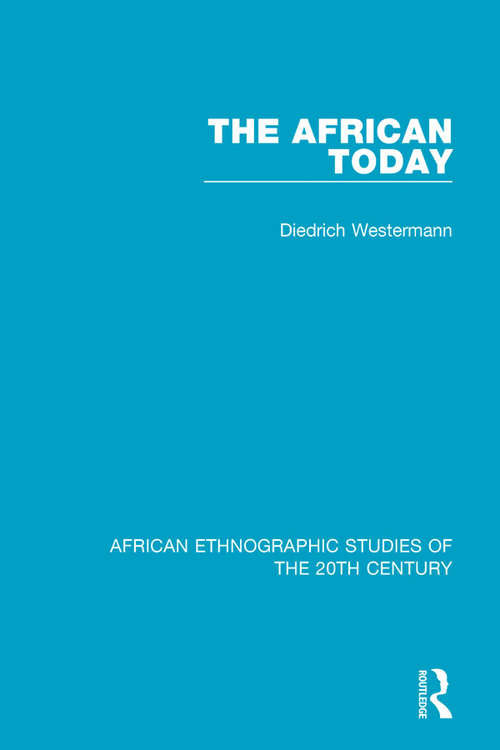 Book cover of The African Today