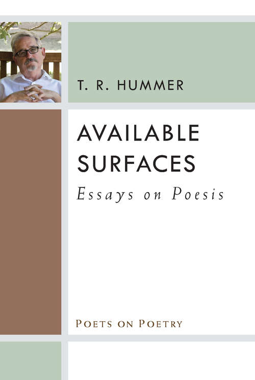 Book cover of Available Surfaces: Essays on Poesis