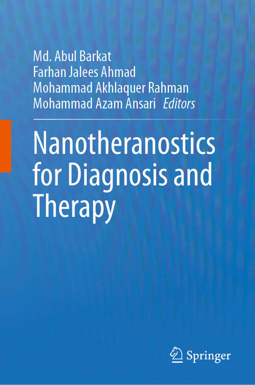 Book cover of Nanotheranostics for Diagnosis and Therapy (2024)