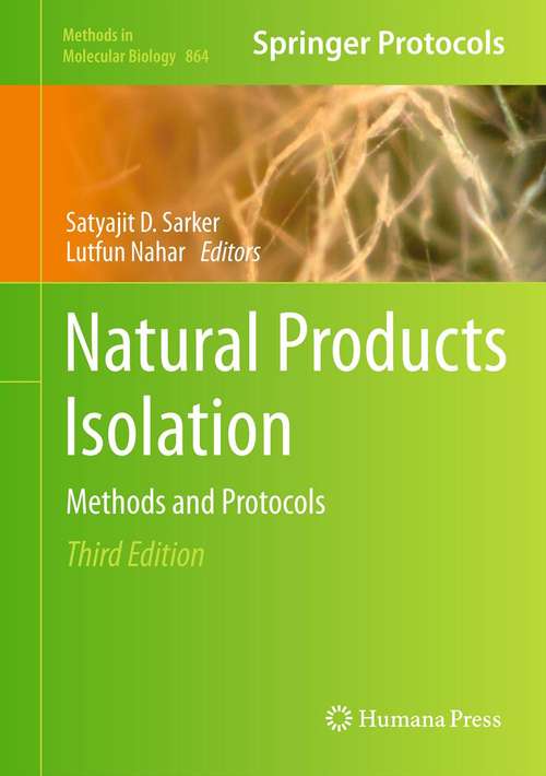 Book cover of Natural Products Isolation