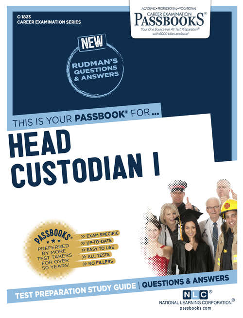 Book cover of Head Custodian I: Passbooks Study Guide (Career Examination Series: C-1823)