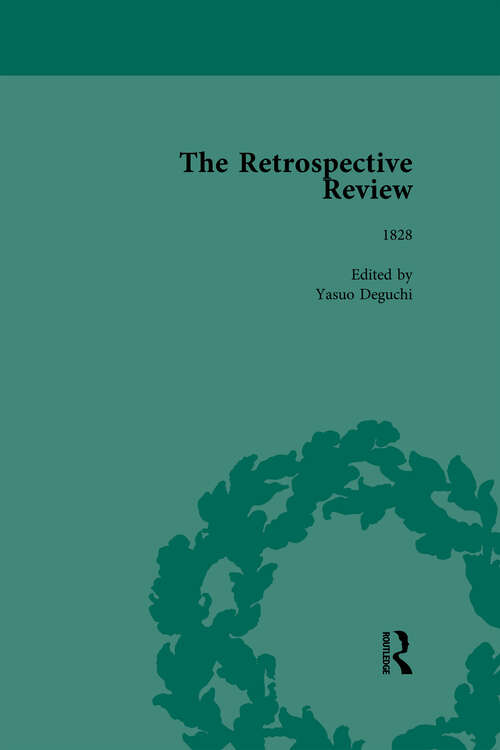 Book cover of The Retrospective Review Vol 16