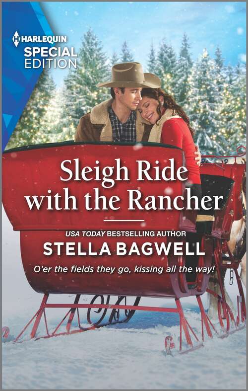 Book cover of Sleigh Ride with the Rancher (Original) (Men of the West #48)