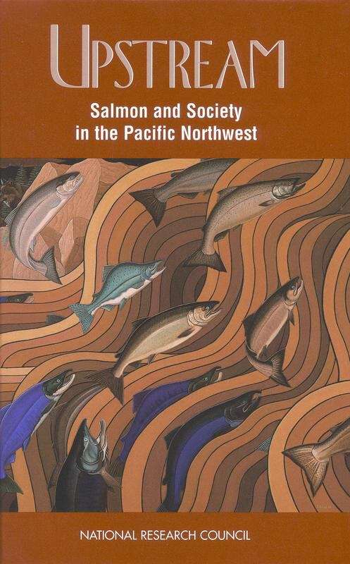 Book cover of Upstream: Salmon and Society in the Pacific Northwest