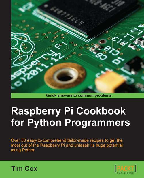Book cover of Raspberry Pi Cookbook for Python Programmers