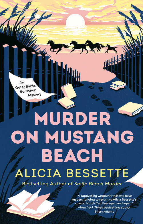 Book cover of Murder on Mustang Beach (Outer Banks Bookshop Mystery #2)