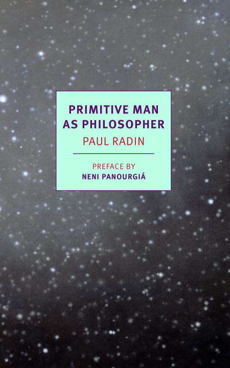 Book cover of Primitive Man as Philosopher