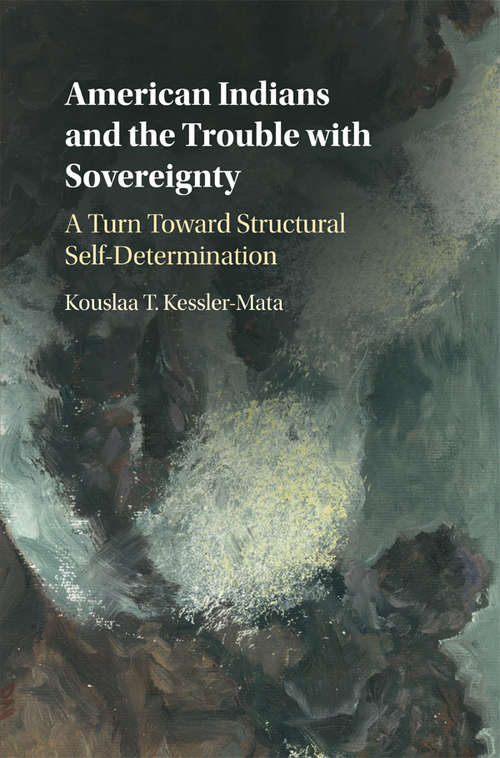 Book cover of American Indians and the Trouble with Sovereignty: A Turn Toward Structural Self-Determination