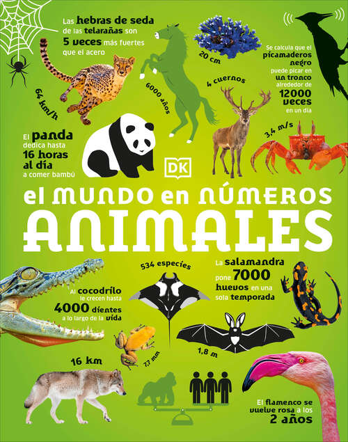 Book cover of El mundo en números: Animales (DK Oour World in Numbers)