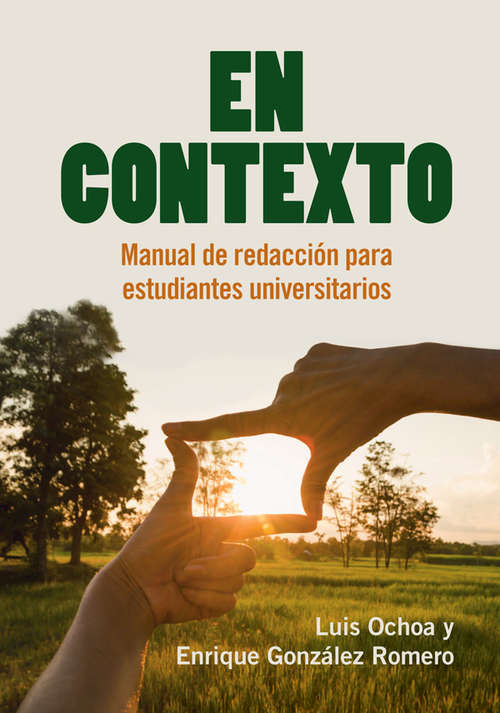 Book cover of En Contexto: Manual de redacción para estudiantes universitarios