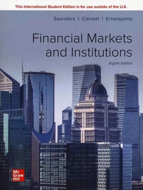 Book cover of Financial Markets And Institutions
