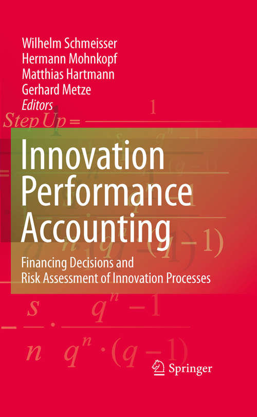 Book cover of Innovation performance accounting