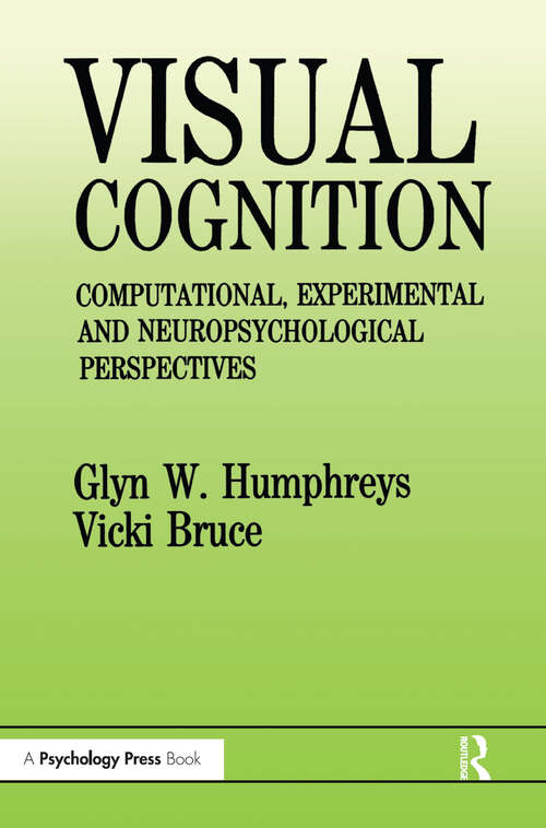 Book cover of Visual Cognition: Computational, Experimental and Neuropsychological Perspectives