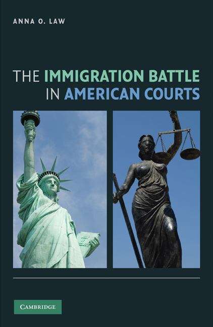 Book cover of The Immigration Battle in American Courts