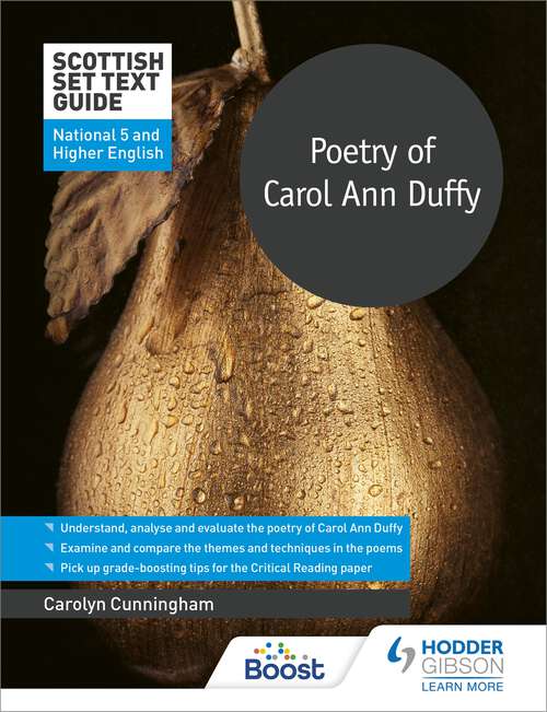 Book cover of Scottish Set Text Guide: Poetry of Carol Ann Duffy for National 5 and Higher English (Scottish Set Text Guides)