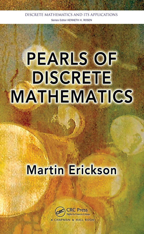 Book cover of Pearls of Discrete Mathematics (1) (Discrete Mathematics and Its Applications)