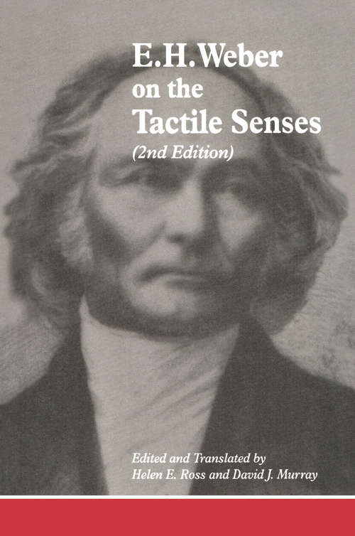 Book cover of E.H. Weber On The Tactile Senses (2)