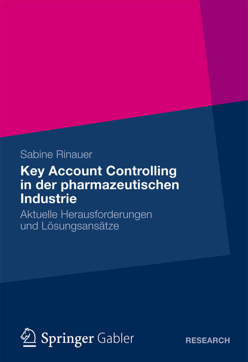 Book cover of Key Account Controlling in der pharmazeutischen Industrie