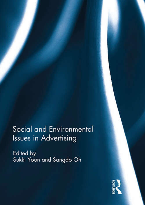 Book cover of Social and Environmental Issues in Advertising