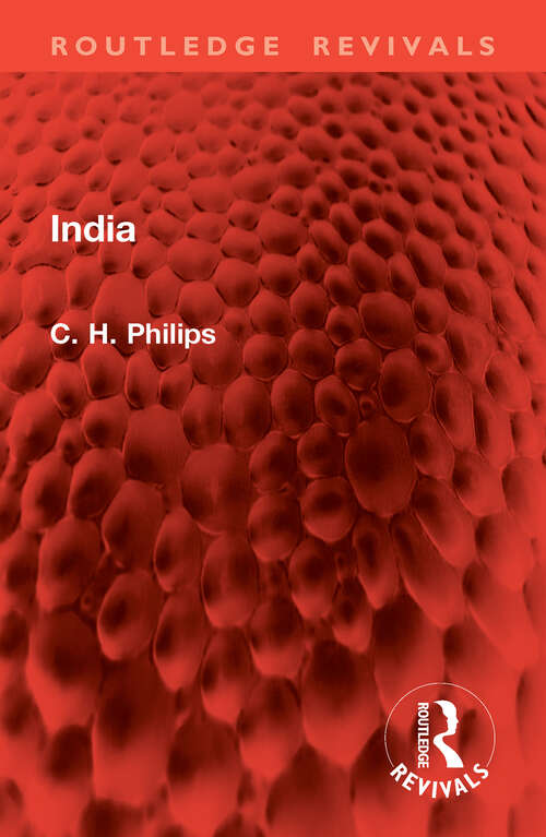 Book cover of India (Routledge Revivals)