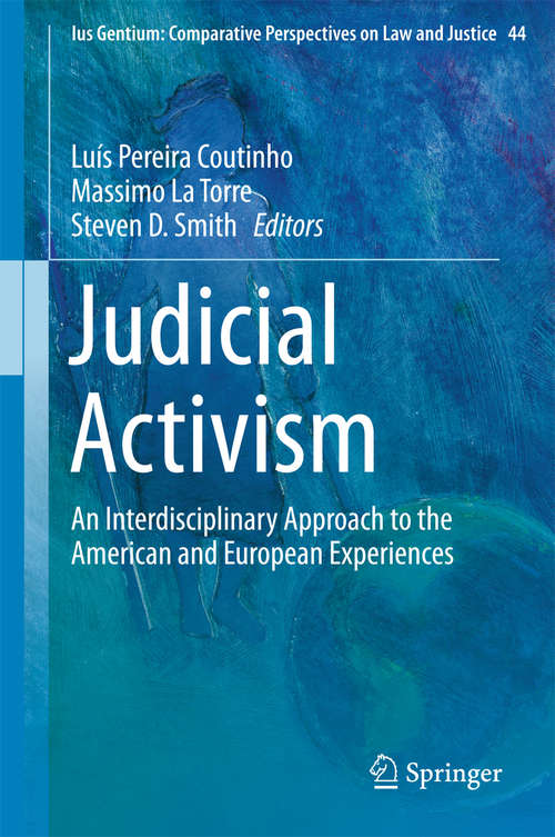 Book cover of Judicial Activism