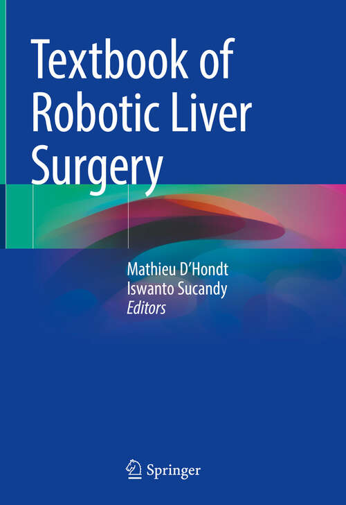 Book cover of Textbook of Robotic Liver Surgery