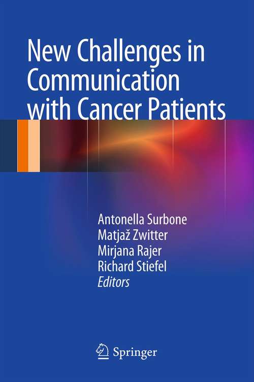 Book cover of New Challenges in Communication with Cancer Patients