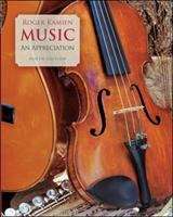 Book cover of Music: An Appreciation (Ninth Edition)