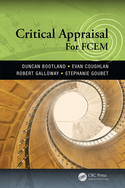 Book cover of Critical Appraisal for FCEM