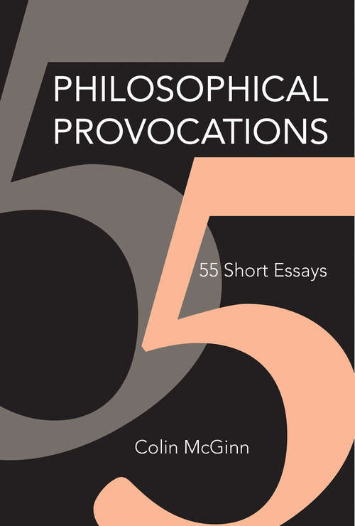 Book cover of Philosophical Provocations: 55 Short Essays