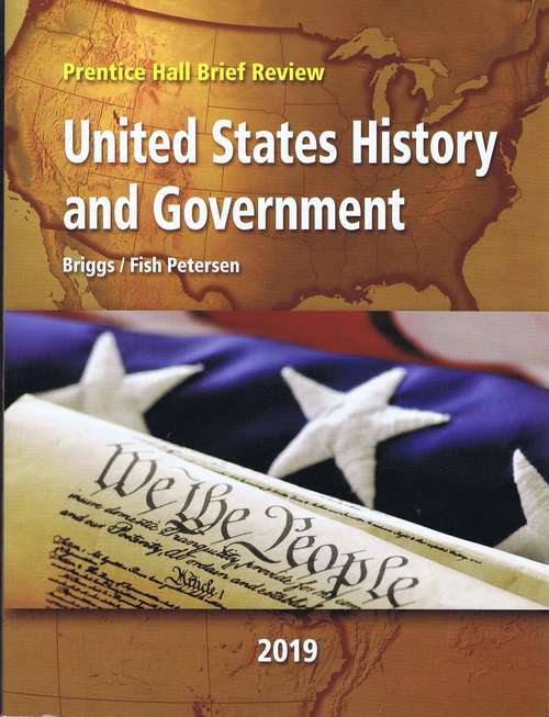 Book cover of United States History & Government (New York Edition) (Prentice Hall Brief Review)