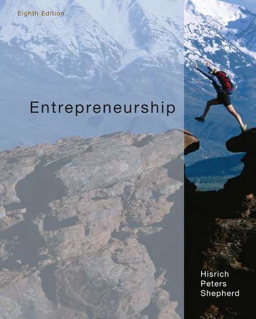 Book cover of Entrepreneurship (8th Edition)