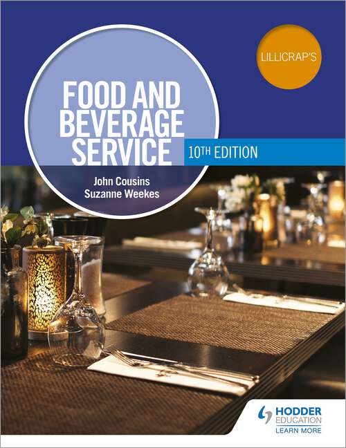 Book cover of Food and Beverage Service, 10th Edition (10)