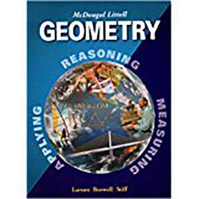 Book cover of Mcdougal Littell Geometry: Applying, Reasoning, Measuring