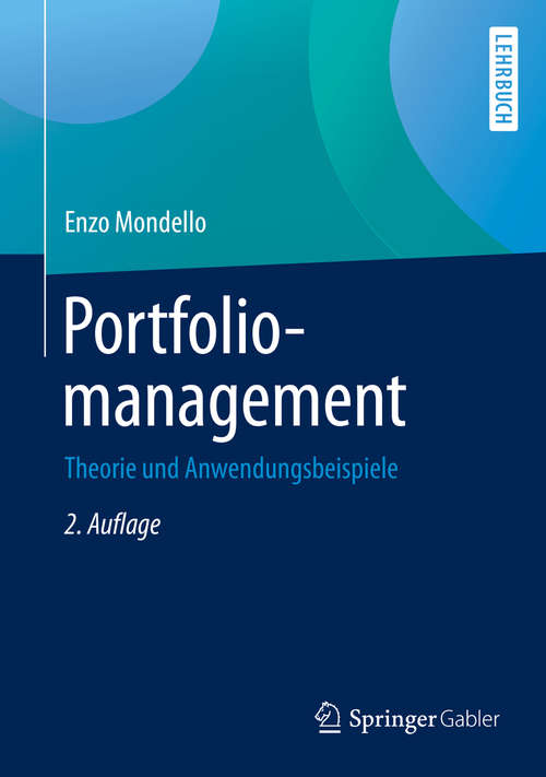 Book cover of Portfoliomanagement