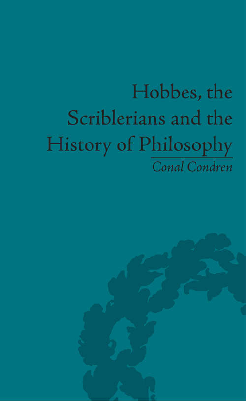 Book cover of Hobbes, the Scriblerians and the History of Philosophy