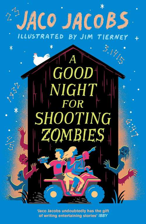 Book cover of A Good Night for Shooting Zombies: with glow-in-the-dark cover