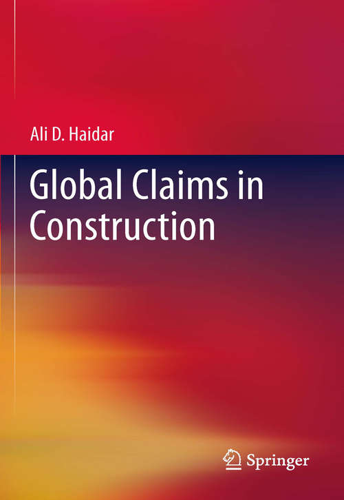 Book cover of Global Claims in Construction